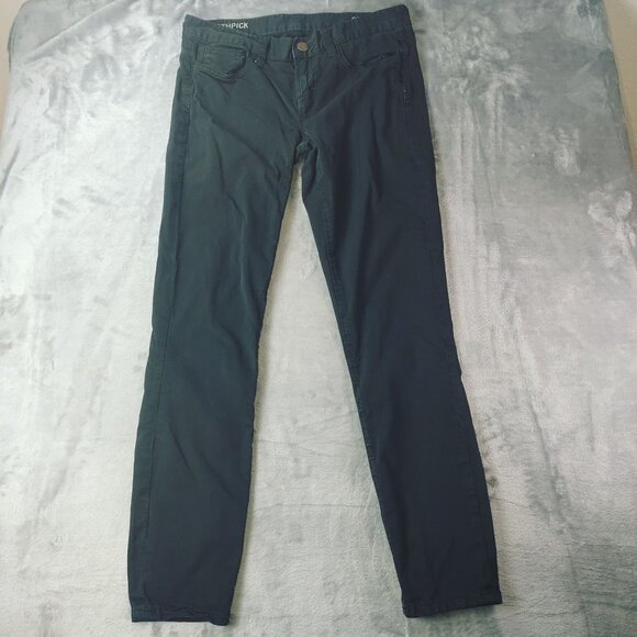 American Eagle Womens Skinny Jeans Black Super Stretch Size 27 Ankle Classic Fit - Picture 1 of 8